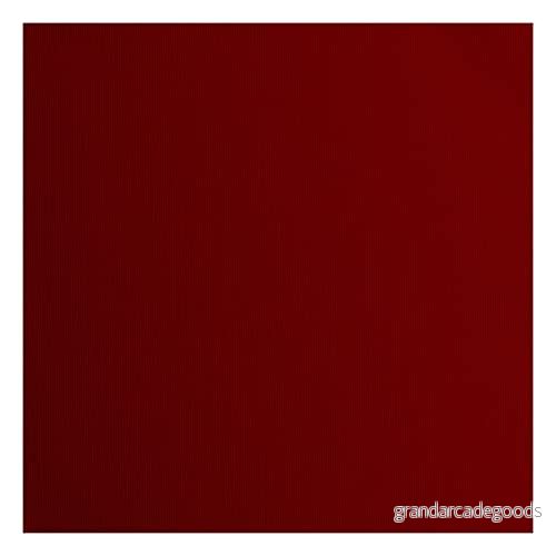 Vaessen Creative Florence Cardstock papper, röd, 216 gram/m², kvadratisk, 30,5 x cm, 20 stycken, textur, för scrapbooking, korttillverkning, stansning och andra pappershantverk 8716052200313
