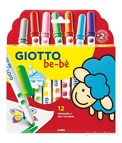 GiottoBebe Tuschpennor 12 pack 8000825048128