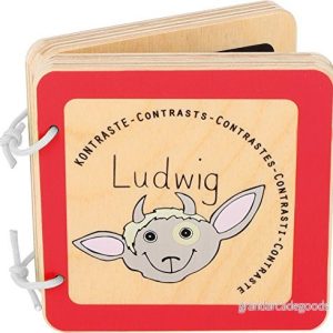 small foot 10862 babybok Ludwig av trä, stödjer spädbarn och småbarn vid kontrastdetektering, från 12 månader 4020972108623 small foot 10862 babybok Ludwig av trä, stödjer spädbarn och småbarn vid kontrastdetektering, från 12 månader 4020972108623