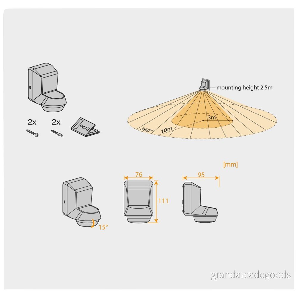 LEDVANCE LED armatur En storlek Mörkgrått 4058075244832