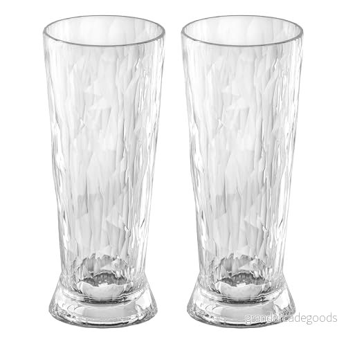 Koziol Beer Glasses unbreakable Superglass 300 ml 2 Pieces 4002942543788