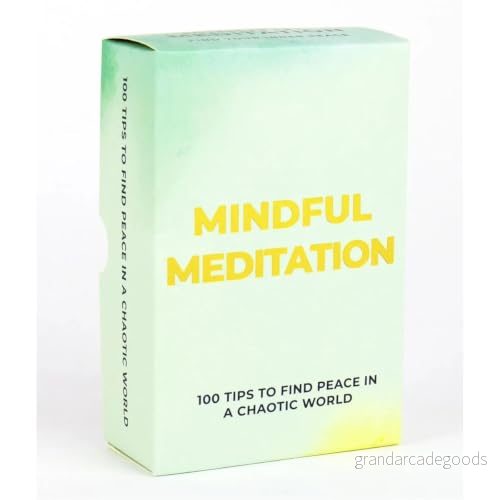Gift Republic GR490076 uppmärksamma meditationskort, flerfärgad, en storlek 5056004329710