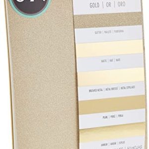 Sizzix Surfacez Opulent Cardstock A4 guld 50 ark 630454261209 Sizzix Surfacez Opulent Cardstock A4 guld 50 ark 630454261209