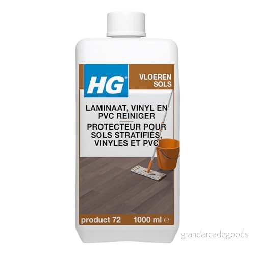 HG Laminatrengöring 72, rengör och lämnar laminatet glänsande, passar alla typer av laminat, återställer glansen, lämplig för regelbunden 1 liter (349100103) 8711577190521