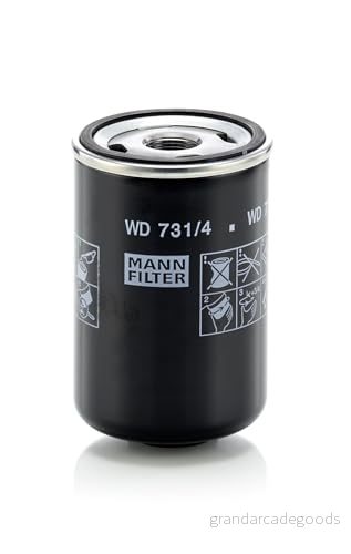 MANN FILTER WD 731/4 Filtre à huile M22x1.5 vissé, pour des pressions élevées 4011558057473