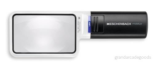 ESCHENBACH OPTIK förstoringsglas handförstoringsglas med LED belysning mobiluxLED förstoring: 3 x Linsstorlek: 90 54 mm 4048347830177
