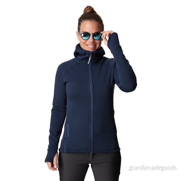 Houdini Power Houdi Fleecejacka, Storlek: XS, Blue illusion/tide 7322710407393