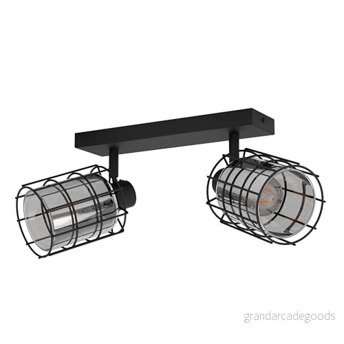 EGLO Consaca Taklampa - Spotlight 2 lampor - Svart 9002759997120