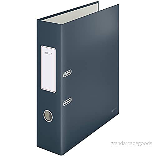 Leitz 180 Cosy Spakbågesfil ryggbredd: 80 mm för A4 (210 x 297 mm) kapacitet: 600 ark sammetsgrå 4002432125227