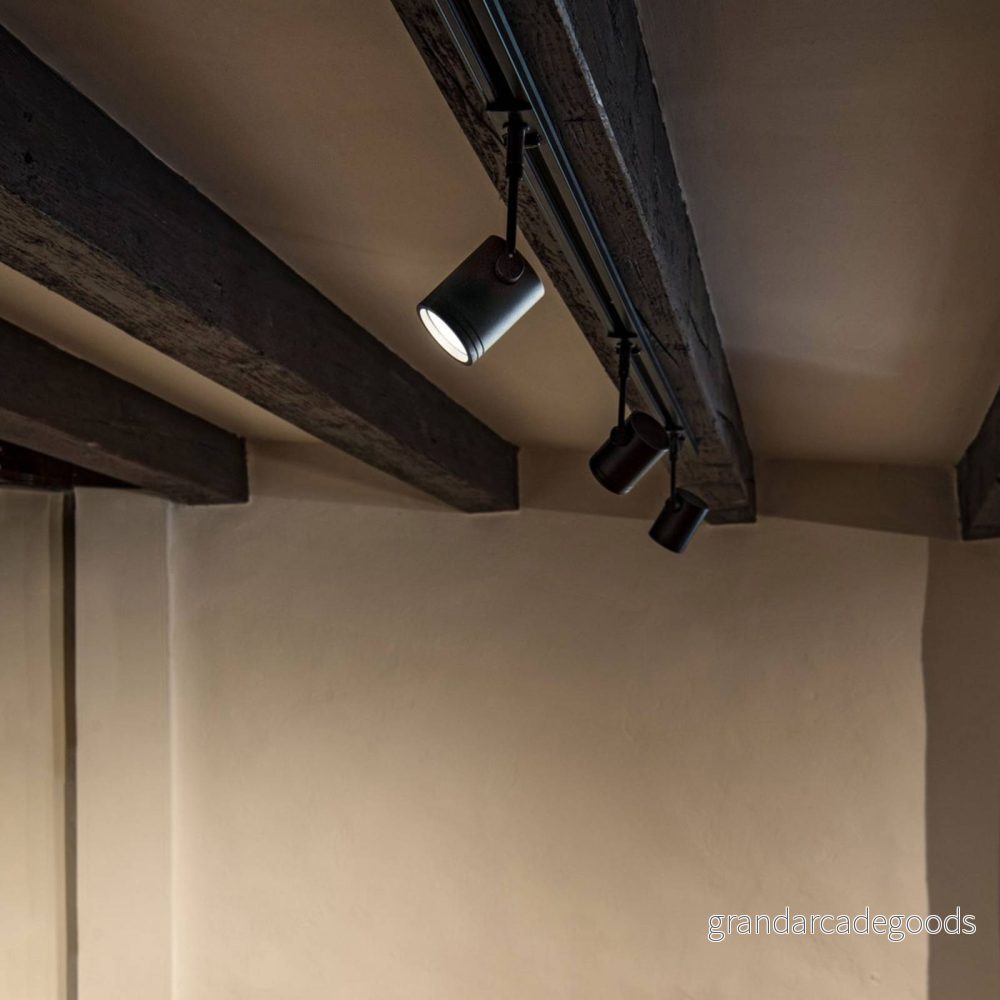SLV Spotlight 1 fasspår, aluminium, 50 W, svart 4024163144742
