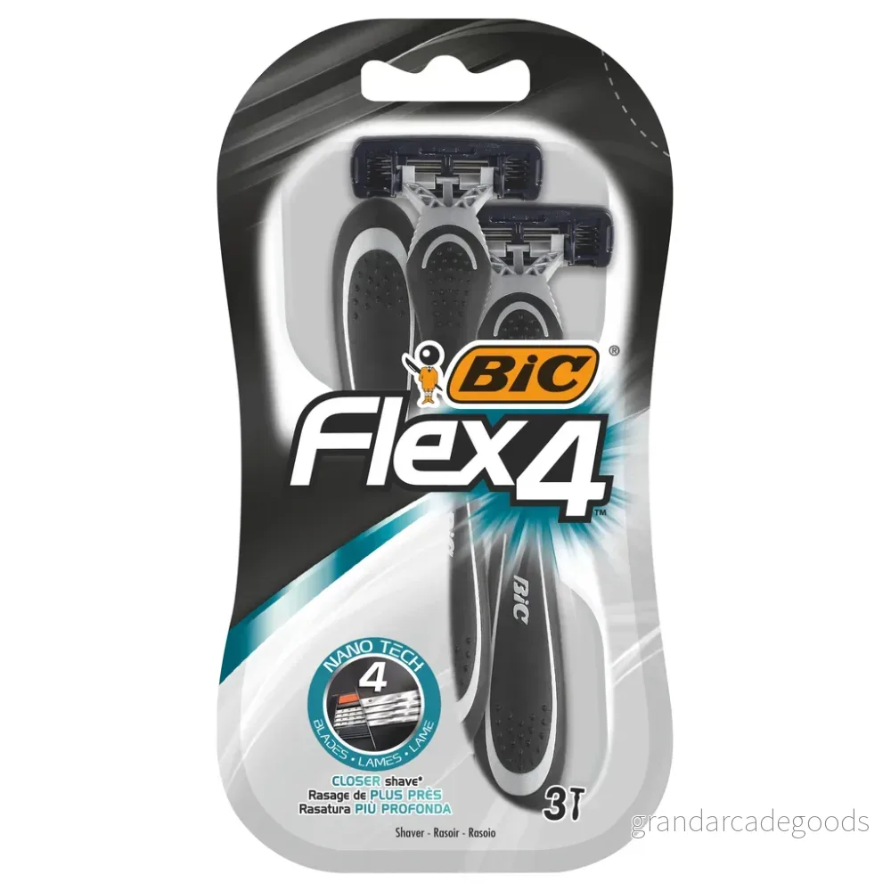 BIC Flex 4 - Rakhyvlar - 3-pack 3086123220614