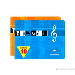 Clairefontaine landskap stapelbunden musik anteckningsböcker 24 ark 22x17cm 3663619055495 Clairefontaine landskap stapelbunden musik anteckningsböcker 24 ark 22x17cm 3663619055495