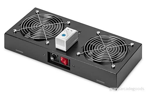 DIGITUS Professional Line DN 19 FAN 2 WM T SW 4016032250586