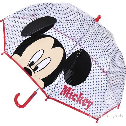 CERDÁ LIFE'S LITTLE MOMENTS Musse Pigg paraply för barn och pojkar manuellt, Mångfärgad, Klein, Prickar 8427934587612