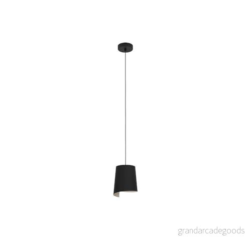 EGLO Pendellampa Bolivia Svart/Sandfärgad, 1-ljus 9008606243853