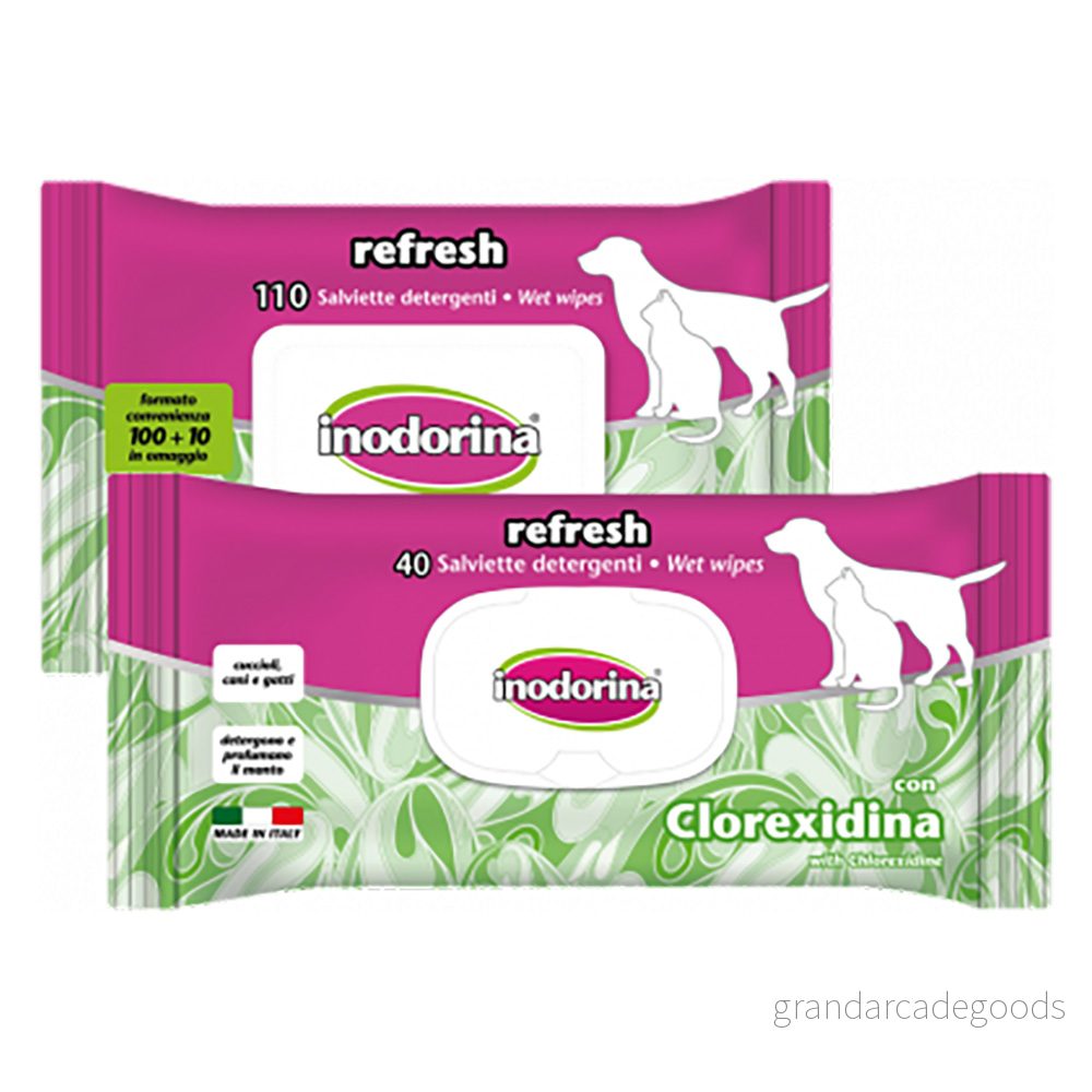 Inodorina PET100106 Wipes Refresh chlorhexidine, 40 units 8031398123097