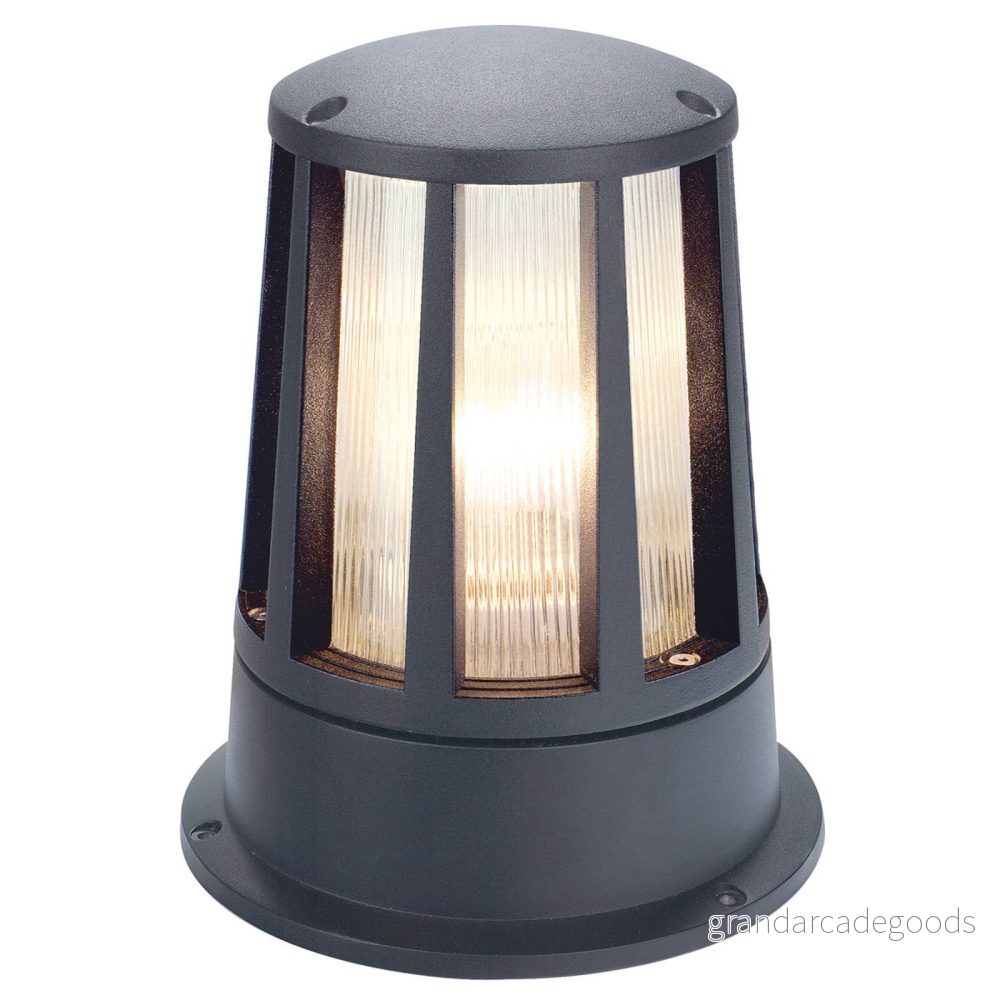 SLV Cone antracitfärgad baslampa, IP54 4024163105156