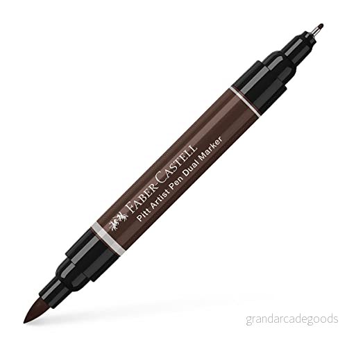 Faber Castell PITT Artist Pen Dual Marker India Ink mörk sepia 4005401621751