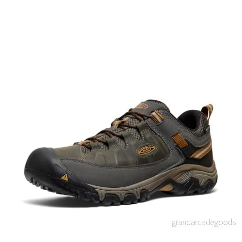 Keen Targhee III WP Hikingskor, Storlek: 44, Black olive/golden brown Skinn/syntet 887194984909