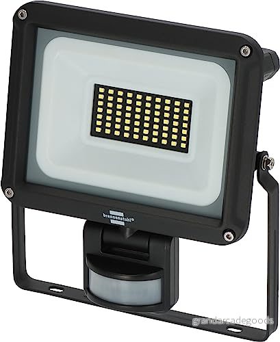 Brennenstuhl LED strålkastare JARO 4060 P (LED väggstrålkastare för utomhusbruk IP65, 30W, 3450lm, 6500K, med rörelsedetektor och skymningssensor) 4007123684977