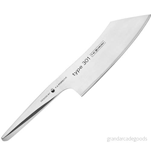 Chroma typ 301, P 40, design av F.A. Porsche, Hakata Santoku kniv med 19 cm blad, extra vass köttkniv, kockkniv ergonomiskt handtag 4260089860377 Chroma typ 301, P 40, design av F.A. Porsche, Hakata Santoku kniv med 19 cm blad, extra vass köttkniv, kockkniv ergonomiskt handtag 4260089860377