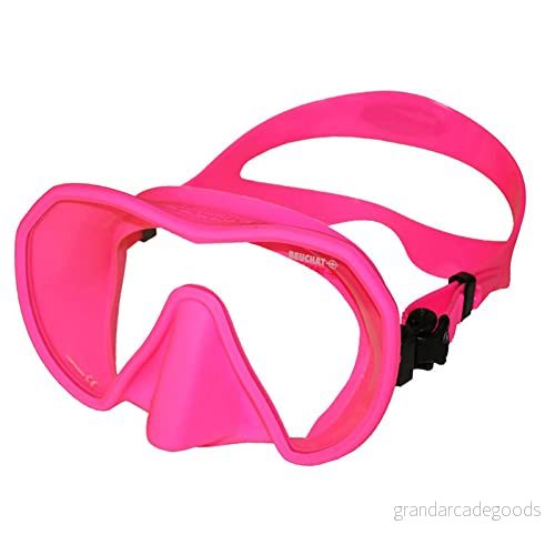 Beuchat Maxlux S dykmask för smala ansiktsformer, färg: rosa/rosa 3278551512908