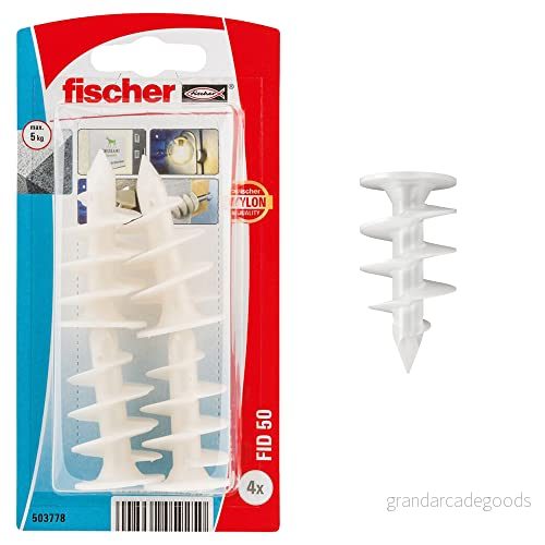 Fischer Pluggar, Vit, 50 mm 4048962059250