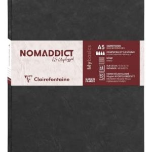 Clairefontaine 733171C Age Bag DUO set de 2 cahiers piqués 14,8x21cm 96p ligné noir 3329687331717 Clairefontaine 733171C Age Bag DUO set de 2 cahiers piqués 14,8x21cm 96p ligné noir 3329687331717