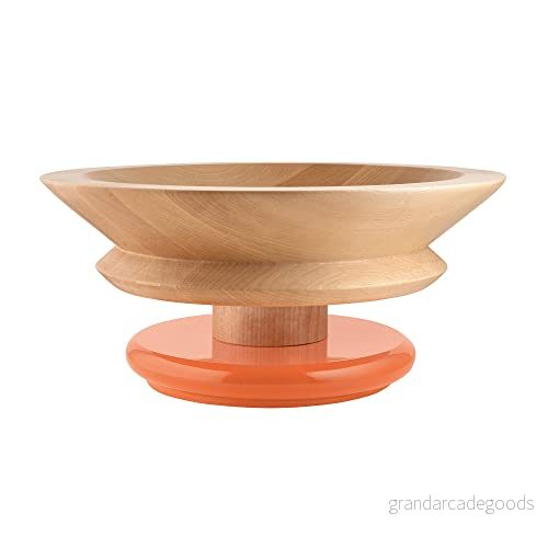 Alessi Bord, Lindträ, Orange, One Size 8003299455362