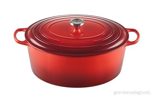 Le Creuset LS2502 4067SS Gryta, 40 cm, Röd 24147263395