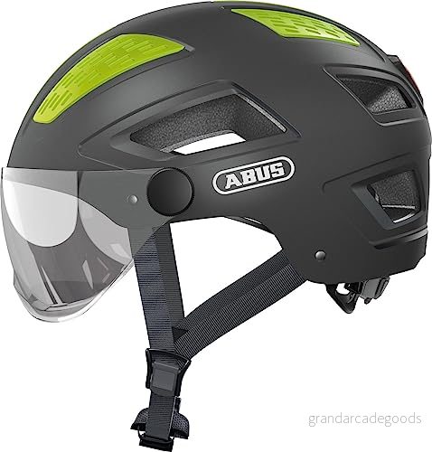 ABUS HYBAN 2.0 ACE cykelhjälm, svart (titan), M 4003318869372