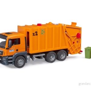 Bruder MAN TGS Vuilniswagen Oranje 4001702037604 Bruder MAN TGS Vuilniswagen Oranje 4001702037604