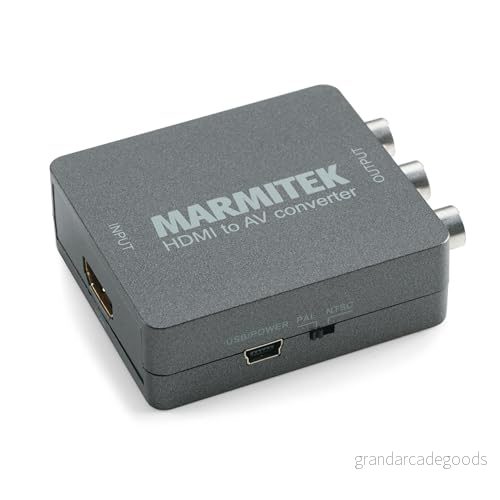 HDMI till RCA Omvandlare Marmitek Connect HA13 Digital Video Converter Komposit PAL NTSC 1080P Full HD Ny AV Källa med gammal TV Ingen Programvara Behövs 8718164532634