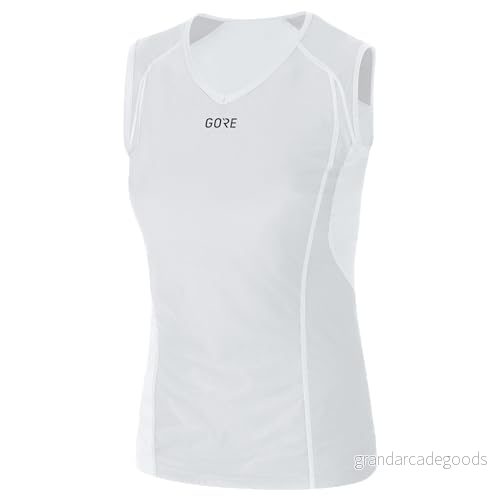 GORE WEAR M WINDSTOPPER Base Layer ärmlös tröja, dam, Ljusgrå/Vit, 36, 100023 4017912002448