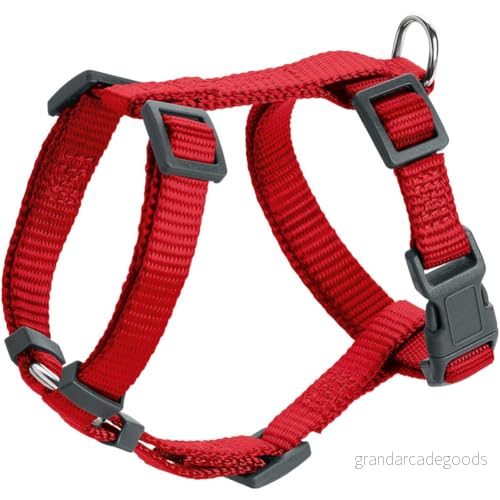 HUNTER London Vario Rapid Harness röd storlek mini 18 30/XXS 4 vägs justerbar med säkerhetslås mjuk och flexibel rivbeständig snabbtorkande, lätt att rengöra 4016739691958