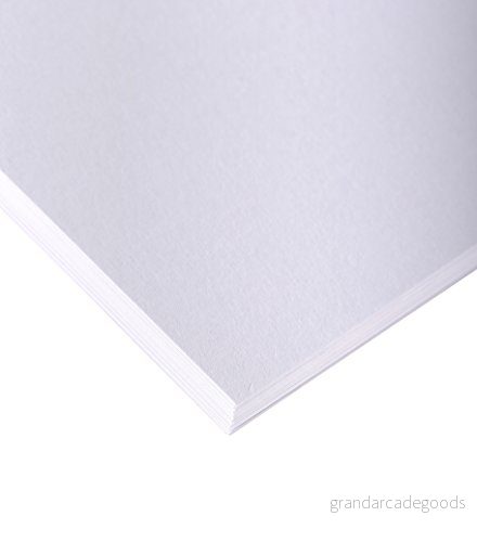 Clairefontaine Ref 37325C Vitt ritpapper (paket med 50 ark) 75 x 105 cm 200 gsm papper, pH neutral, syrafri, lämplig för skissning och teckning 3329680373257