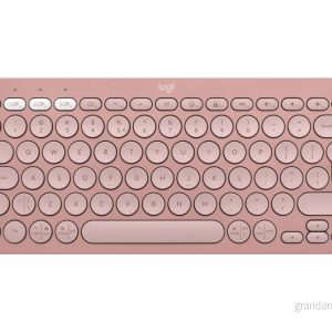 Logitech Pebble Keys 2 K380s QWERTY US International Layout, Rose 5099206110632 Logitech Pebble Keys 2 K380s QWERTY US International Layout, Rose 5099206110632