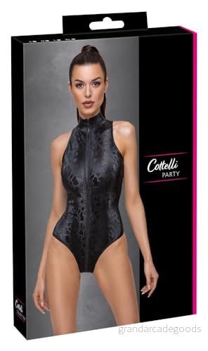 Cottelli PARTY Body Snake L Svart/Grå 4024144184118