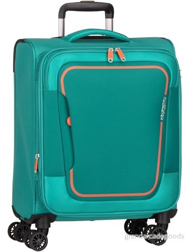 American Tourister Spinner EXP TSA PULSONIC Stone Teal 55 Unisex Vuxna, Teal, 55, MIG 5400520204011