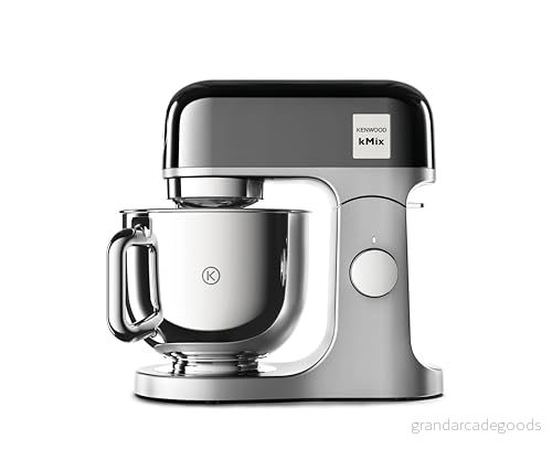 Kenwood kMix Editions KMX760BC Matberedare, 5 l rostfri skål, Safe Use säkerhetssystem, metallhölje, 1000 watt, inkl. 3 delat konditoriset och stänkskydd, antracit 5011423203171