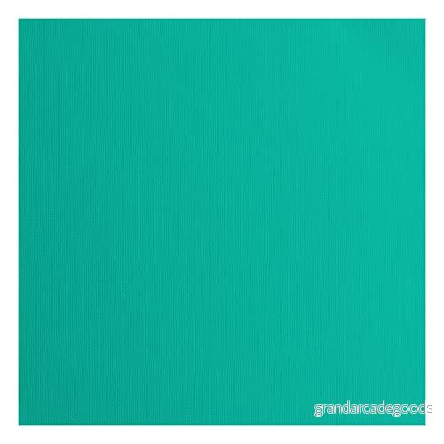 Vaessen Creative Florence cardstock papper, grön, turkos, 216 gram/m², fyrkantig, 30,5 x cm, 20 stycken, konsistens, för scrapbooking, korttillverkning, stansning och andra papperslådor 8716052200603