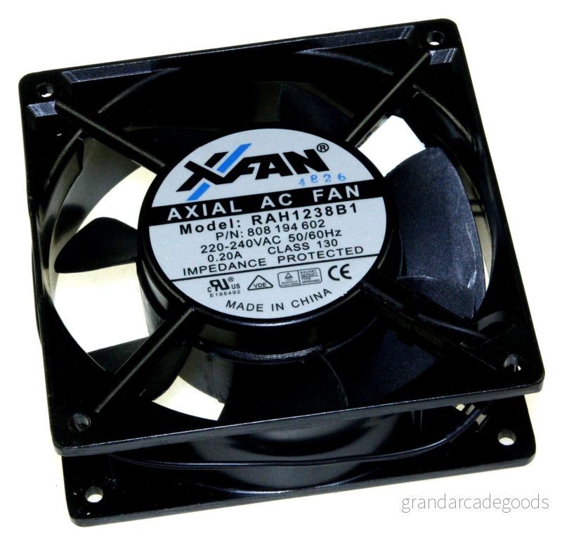 Electrolux AEG 8081946025 axial AC kylare/fläkt 230V torktumlare RAH1238B1 kylfläkt, 240V, 28/24 7321423287780