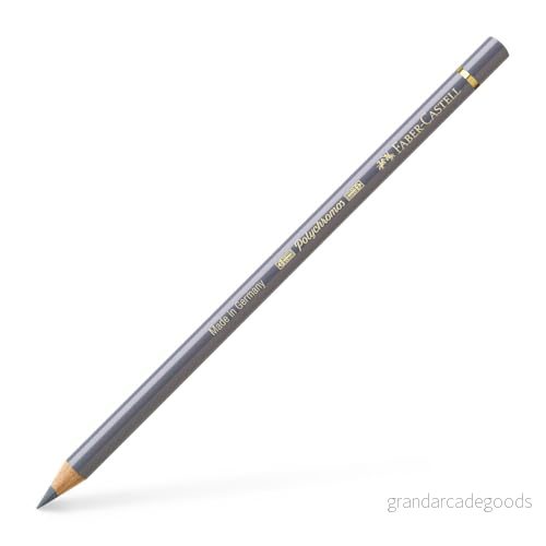 Faber Castell Art & Graphic Polychromos färgpenna, (233), kall grå IV, för konst, hantverk, ritning, skissning, hem, skola, universitet, färgning 4005401102335