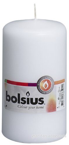 Bolsius Blockljus Vit 13cm 43 Brinn Timmar 8 Stycken 8717847026699