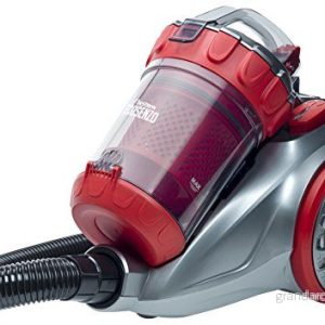 Bestron Påslös golvdammsugare, handlingsradie: 7,5 m, kapacitet: 1,5 liter, 700 watt, silver/röd 8712184052288 Bestron Påslös golvdammsugare, handlingsradie: 7,5 m, kapacitet: 1,5 liter, 700 watt, silver/röd 8712184052288