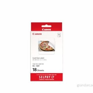 Canon KC 18IF klistermärkespapper (i kreditkortsstorlek inkl. färgpatron) 4960999047072 Canon KC 18IF klistermärkespapper (i kreditkortsstorlek inkl. färgpatron) 4960999047072