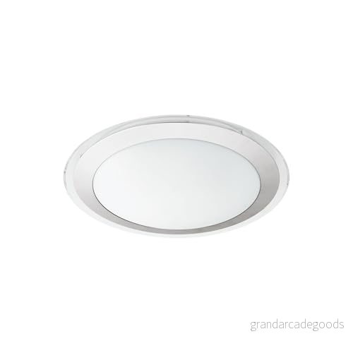EGLO LED taklampa Competa 1, 1 flamsäker taklampa, material: stål och plast, färg: silver, vit 9002759956776