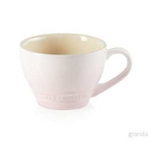 Le Creuset Stengods stor mugg, 400 ml, Shell Pink 843251155613 Le Creuset Stengods stor mugg, 400 ml, Shell Pink 843251155613