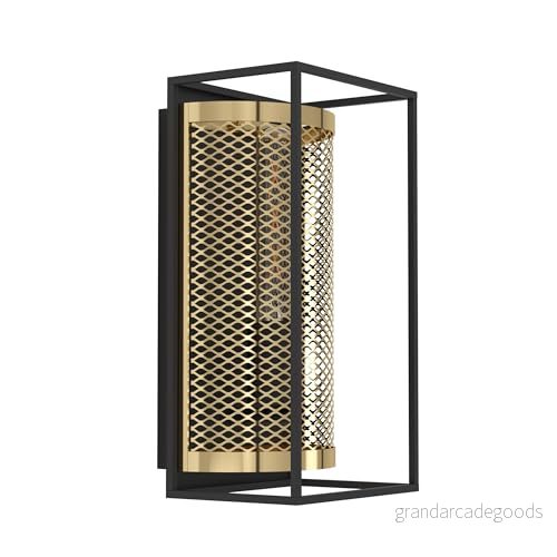 Eglo Nohales Vägglampa - Svart/Mässingfärgad 9002759437893