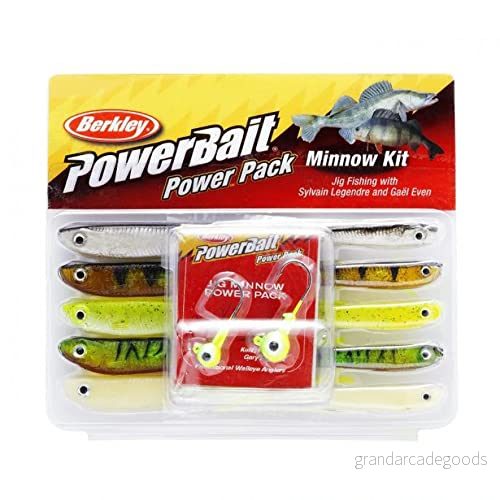 Berkley PowerBait Pro Pack Minnow; Mjukt betesset för predatorfiske sportfiskare; mångsidiga färger och storlekar gädda, abborre gös, varierad, assorterad 28632529096